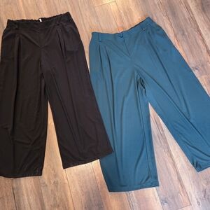 Halara Duo! Black and Green Women's 1X Pants Set